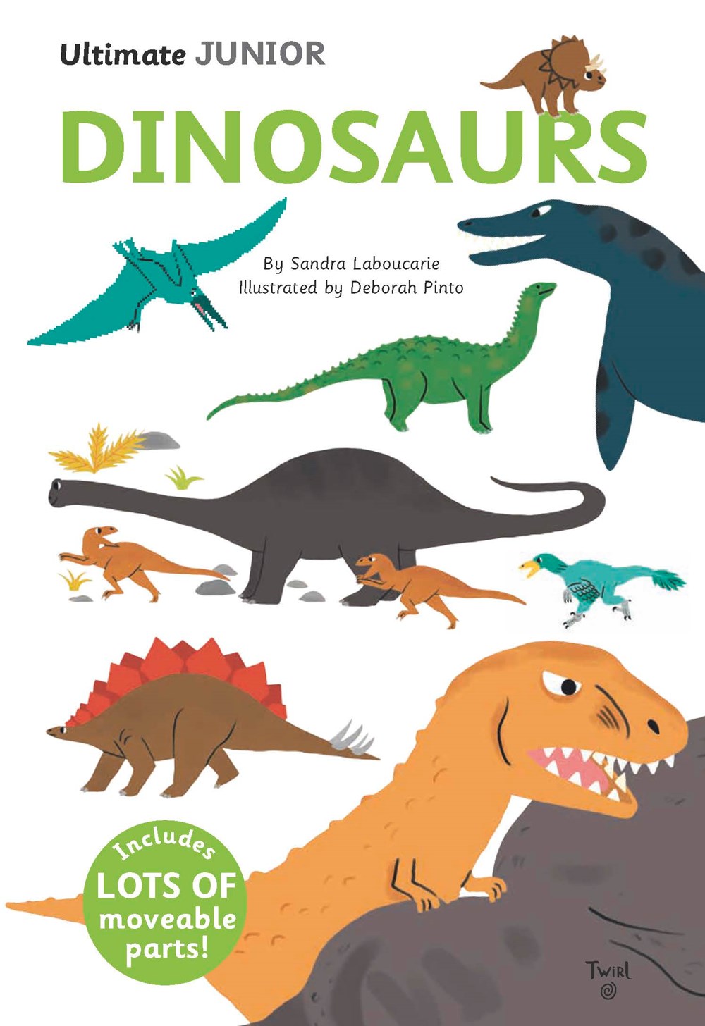 恐龙 立体翻翻书 Ultimate Spotlight: Dinosaurs进口原版 英文