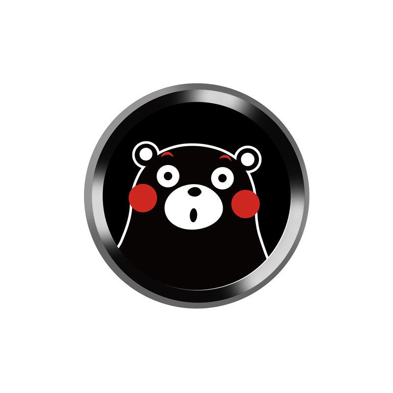 指纹识别iphone7/6splus苹果6/5se手机卡通指纹贴 大笨熊【两片装】