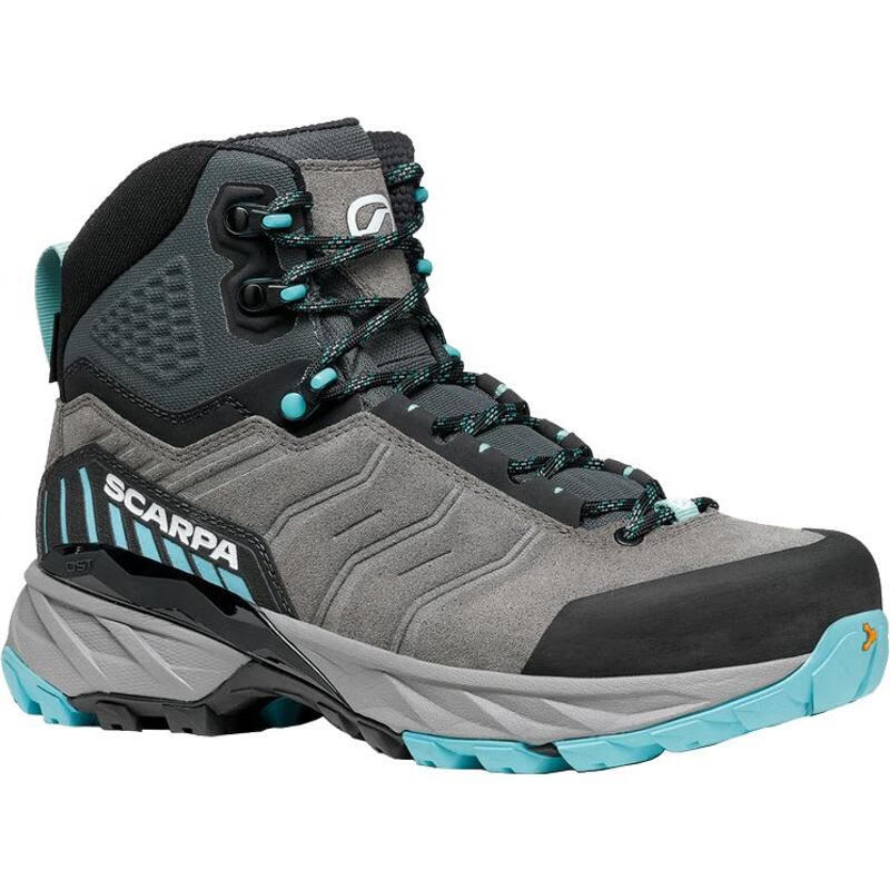 Scarpa女登山鞋防水徒步鞋輕便戶外鞋登山徒步 Midgray/Aqua 37