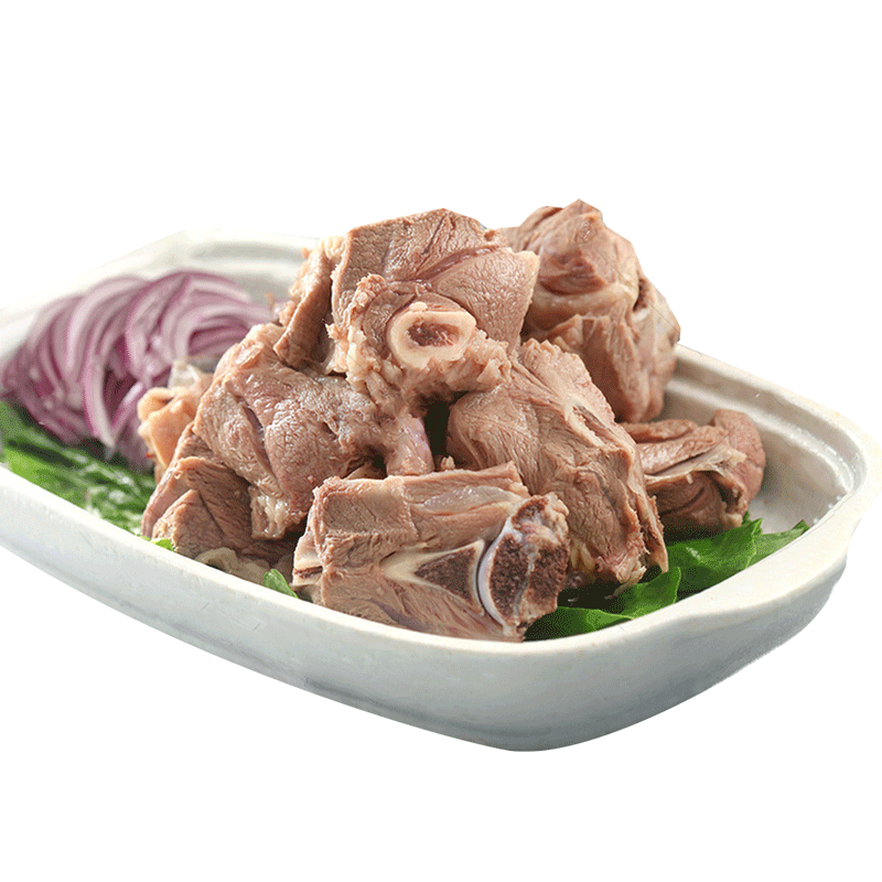 西牛优选国产手抓羊肉500g*1袋 羊排肉加热即食白切肉预制下酒菜 源头直发
