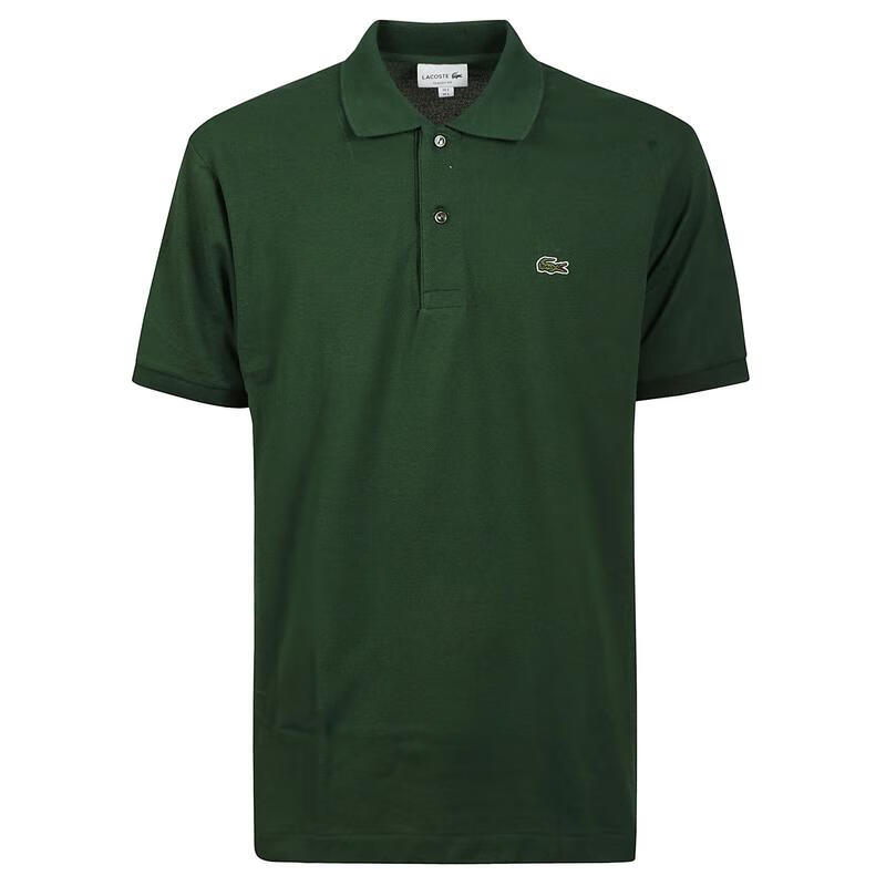 鳄鱼（LACOSTE）男士短袖纯棉T恤舒适透气休闲百搭夏季服装长袖衫 绿色 均码 |FR2