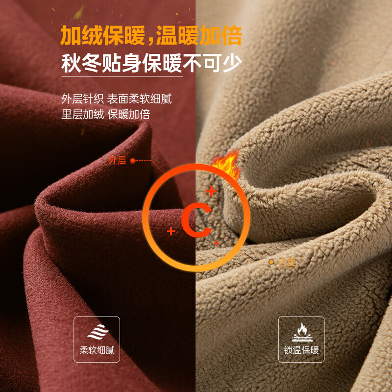 SHANSHAN杉杉长袖T恤2025冬新款半高领休闲百搭上衣商务亲肤保暖打底衫男 黑色 M /170