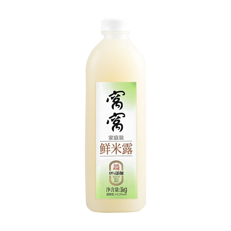 窩窩米酒鮮米露甜型瓶裝1000g糯米發(fā)酵甜酒低度甜糯月子米酒米露 窩窩鮮米露1000g(有沉淀) 四川
