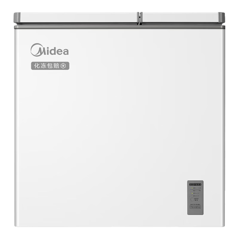 美的（Midea）冰柜179升/210升家用双温冷柜节能低音大容量囤货双箱冷柜大冷冻小冷藏顶开门智能电子温控冰箱 【电子温控】双温大冷冻小冷藏 179L 179DKEM