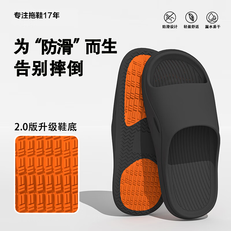利达妮老人防滑拖鞋仅需9.9元 老年孕妇居家浴室防摔神器 利达妮老人防滑拖鞋仅需9.9元 老年孕妇居家浴室防摔神器