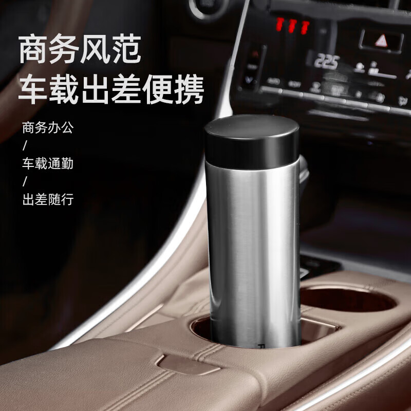 富光保温杯大容量水杯316L不锈钢茶水分离男女泡茶杯子生日父亲节礼物 枪色 520ml