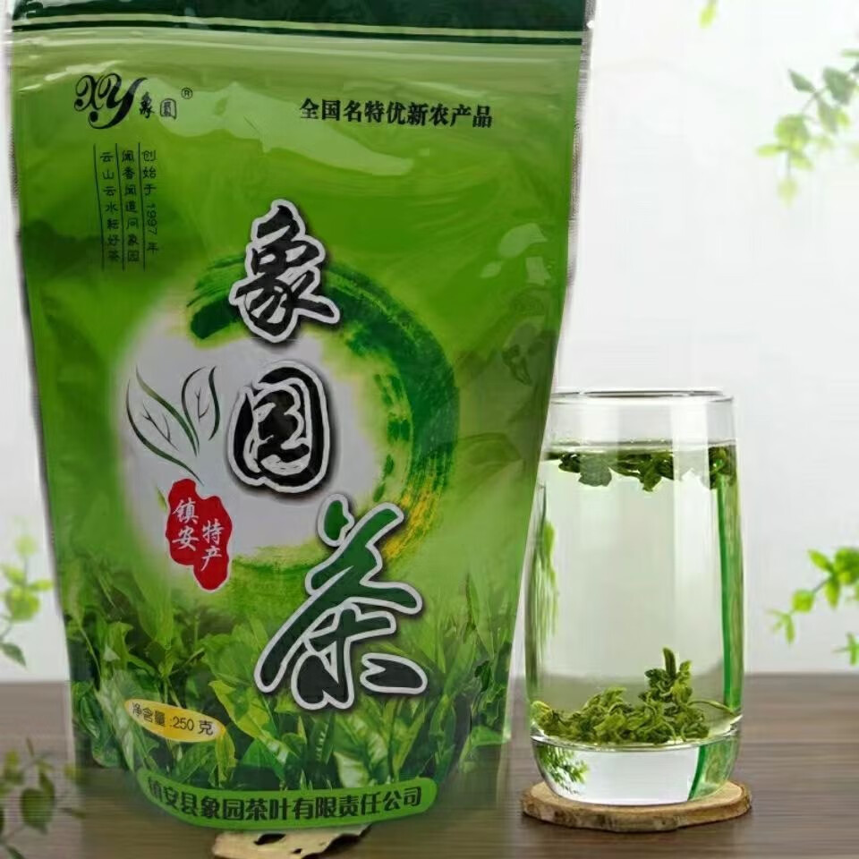 陕西商洛镇安象园茶2025新茶叶商南秦岭泉茗象园炒青云雾绿茶250g