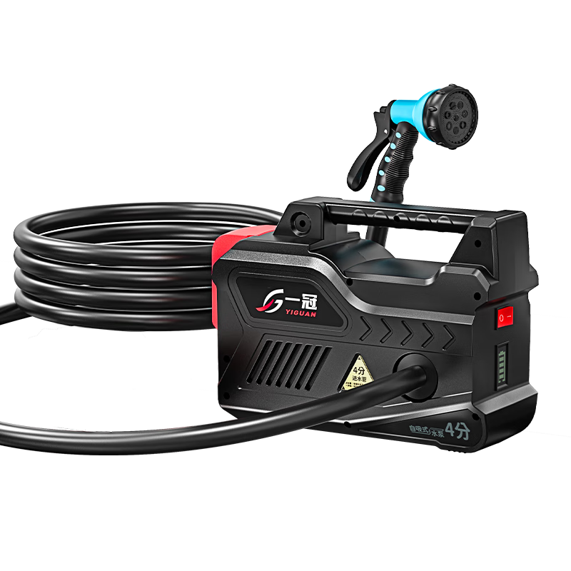 一冠充電式抽水泵大功率農(nóng)用灌溉機(jī)小型電動(dòng)澆菜神器高揚(yáng)程自吸澆水機(jī)