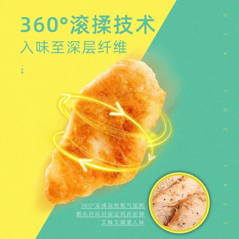 齐赞 原味鸡排鸡胸肉轻食鸡肉非油炸健身代餐量贩装早餐 【原味】80g*10袋