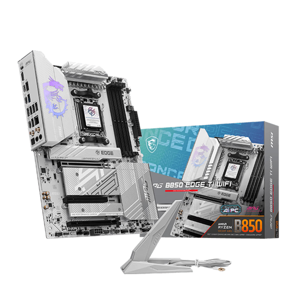 ΢�ǣ�MSI��B850M AMD����9700X/9800X3D �羺��Ϸ ��U��װ ̨ʽ������ CPU������װ  B850 EDGE TI WIFI ������ 9600X��װ��6��12�̡߳�