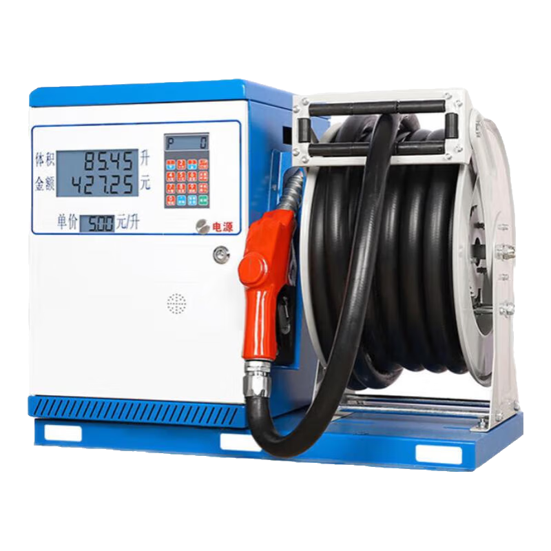 叁仝睦加油機車載大流量卷盤一體12V24V220V柴油加抽油泵帶鎖機顯示電壓 24V R3物聯(lián)網(wǎng)卷盤一體大流量