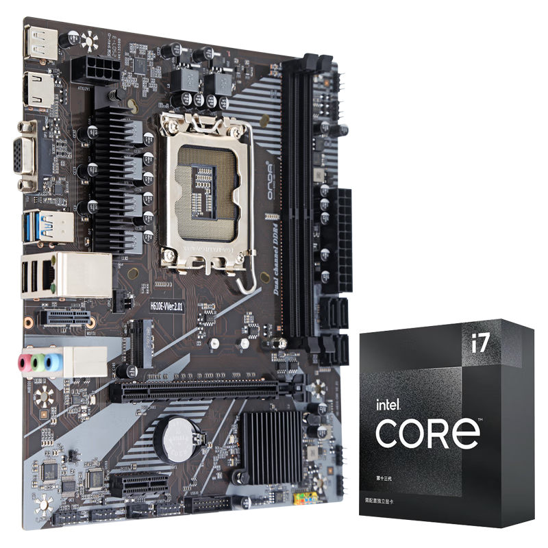 ���� H610E-V ����+Ӣ�ض� i5-13490F CPU ��U��װ1349Ԫ