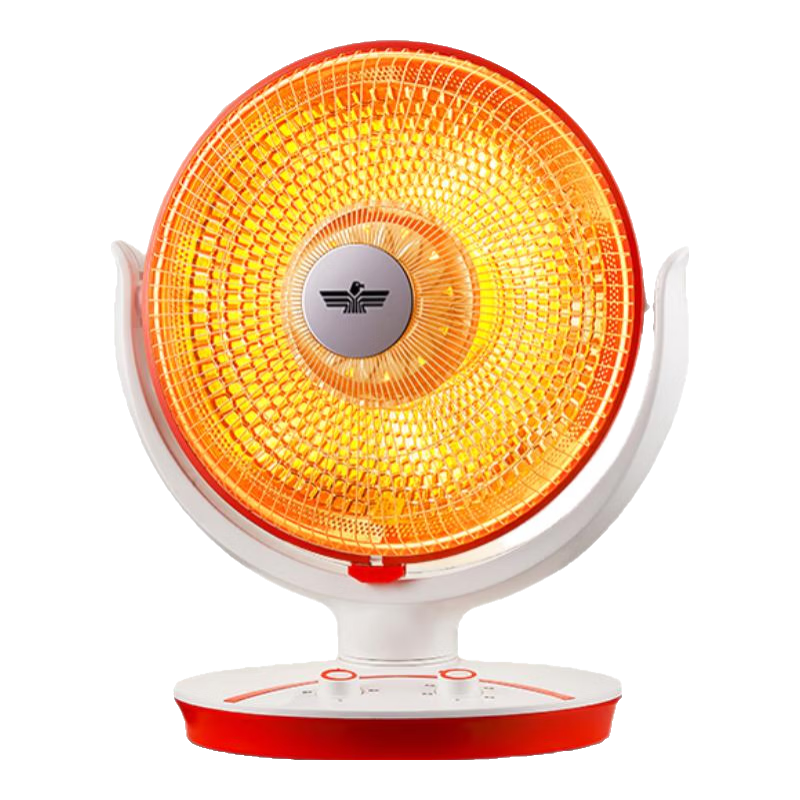 新飞 小太阳取暖器家用电暖器办公室桌面暖脚神器台式暖风机浴室小型烤火电暖器电热扇 速热型1000W 大号基础款 A-68/410 晒图评价返10元