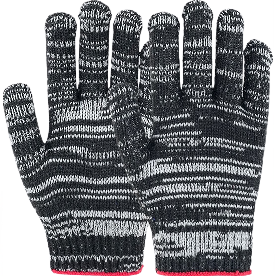 运动配饰劳保棉纱手套耐磨工作加厚防滑汽修劳工男女工地干活手套 【优质耐脏黑灰纱】不划算：1双