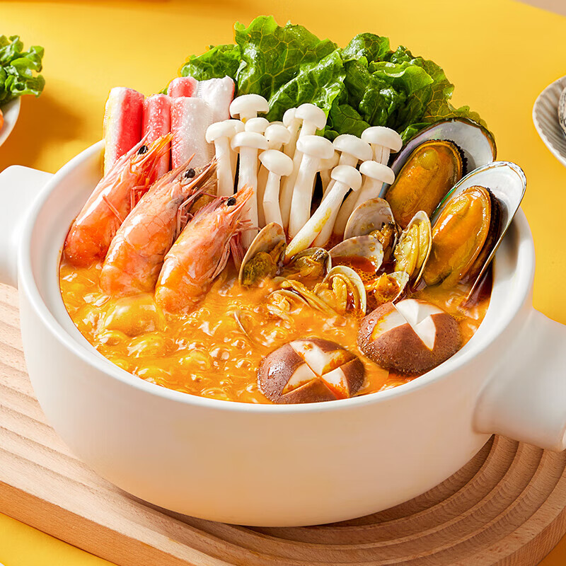 呷哺呷哺 火锅底料150g*4袋 麻辣烫香锅 鲜美浓香 咖喱4袋