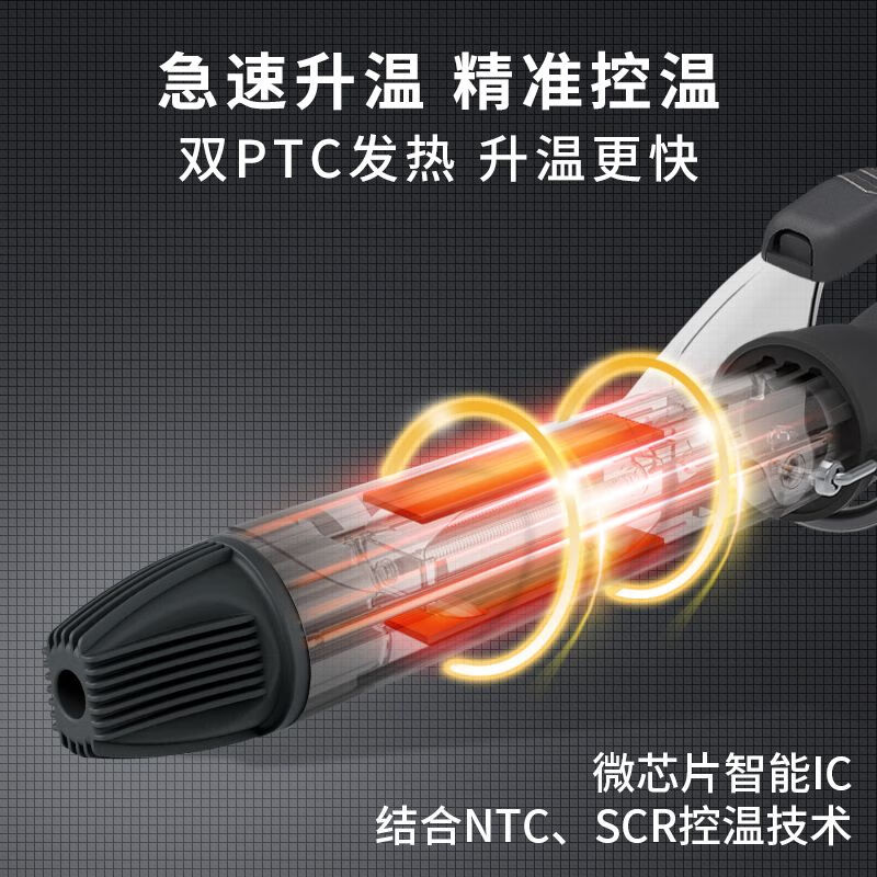 火之凤卷发棒A3理发店用卷发神器水波纹短发大卷刘海内扣卷发器 A3L骑士灰38mm