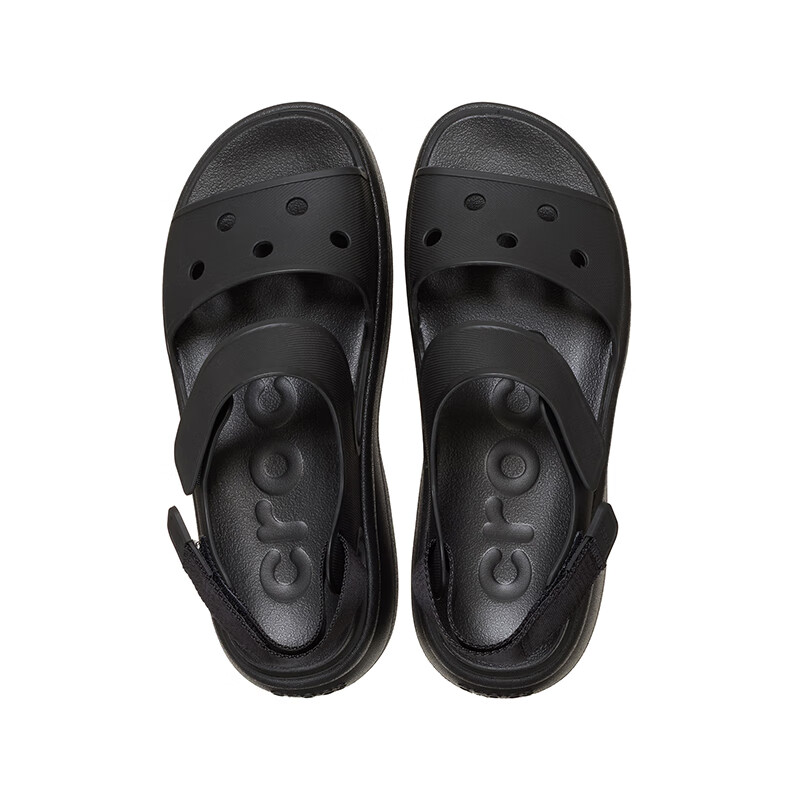 卡骆驰(CROCS)嗖酷凉鞋轻便百搭女凉鞋 | 211755 黑色-001(含智必星) 36 /37(230mm)