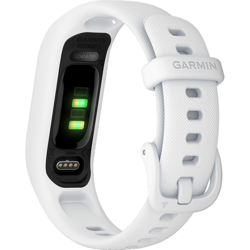 佳明（GARMIN） 佳明 vivosmart 5 智能手環(huán) 運動追蹤器 長續(xù)航 簡約外觀 睡眠監(jiān)測 運動監(jiān)測 心率監(jiān)測 白色