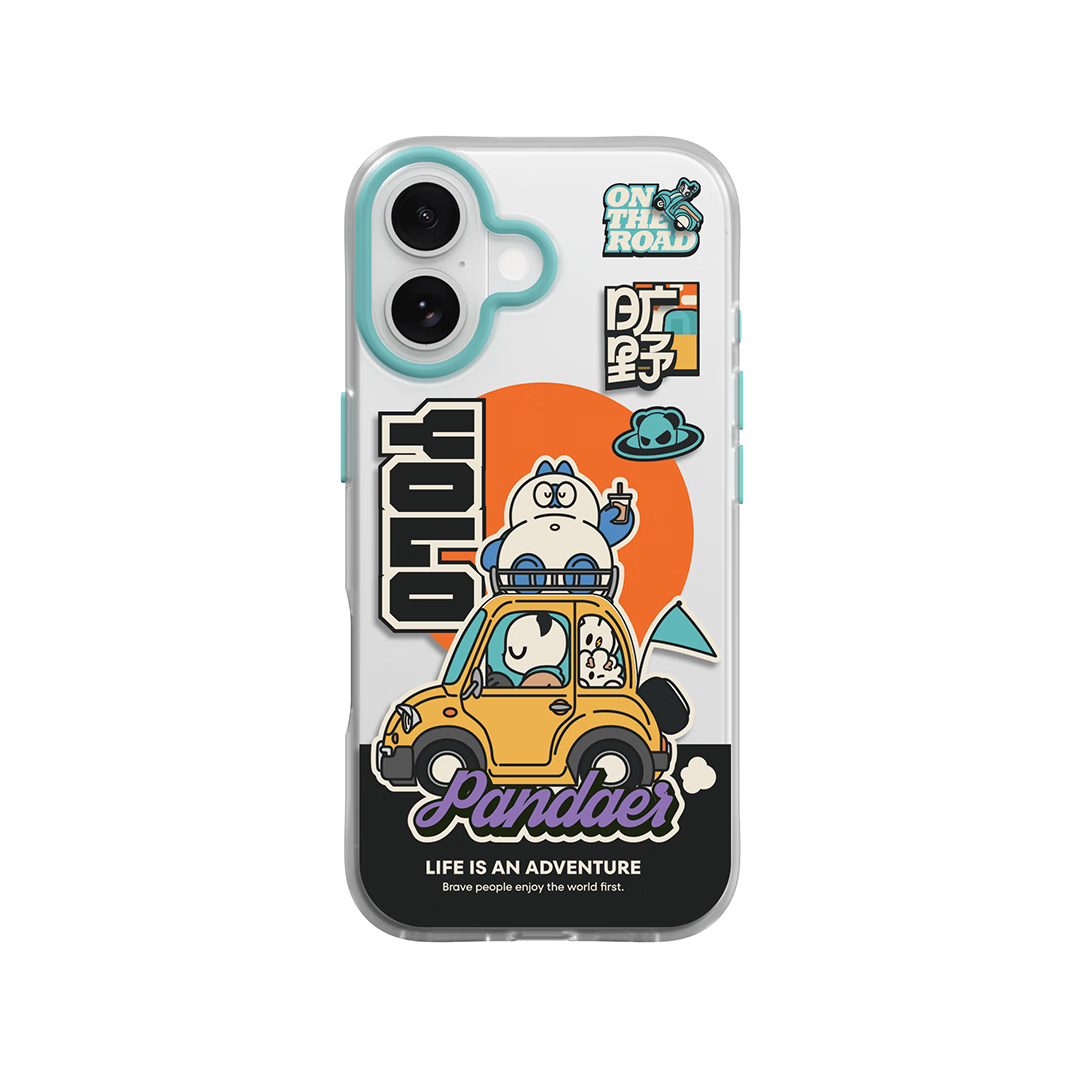 魅族（MEIZU）PANDAER 旷野 妙磁抗菌手机壳 适用于iPhone 17 旷野绿洲 IML印刷 全包防摔 磁吸手机壳 原创设计