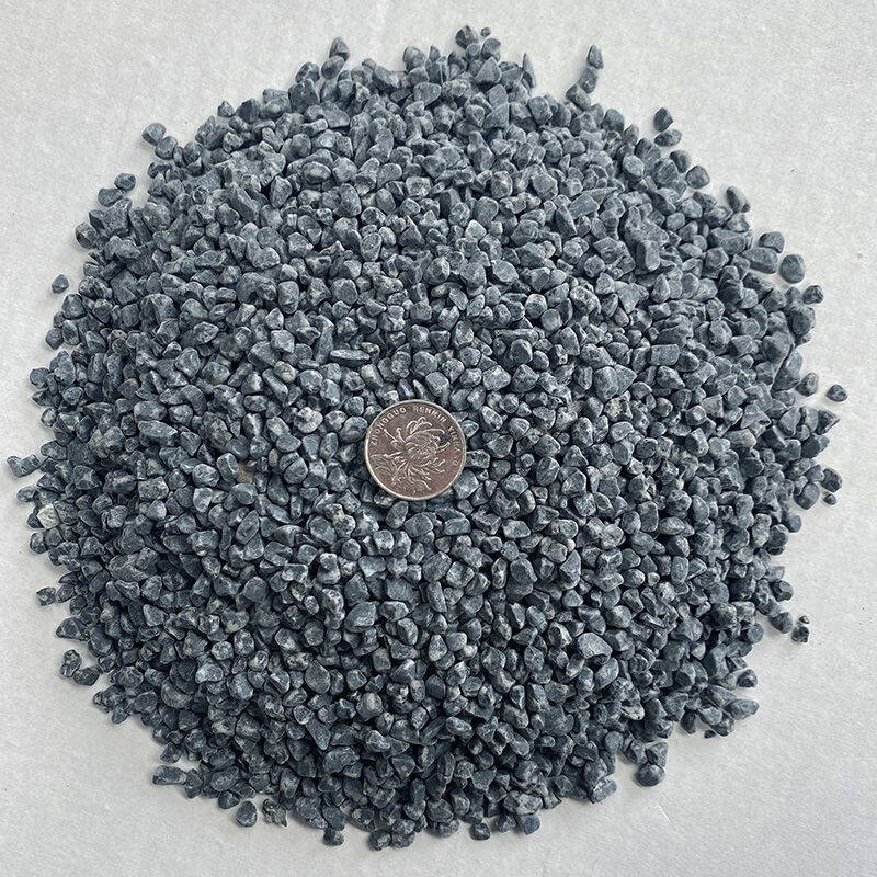 MLHJ50斤深灰色黑色礫石水洗石枯山水庭院花園造景青石碎石子鋪地 50斤 深灰色0.3-0.6cm