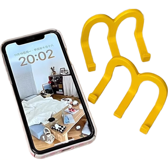 M款桌面手机支架小摆件办公室放手机的架子学生用追剧神器简约单 麦当当1个装
