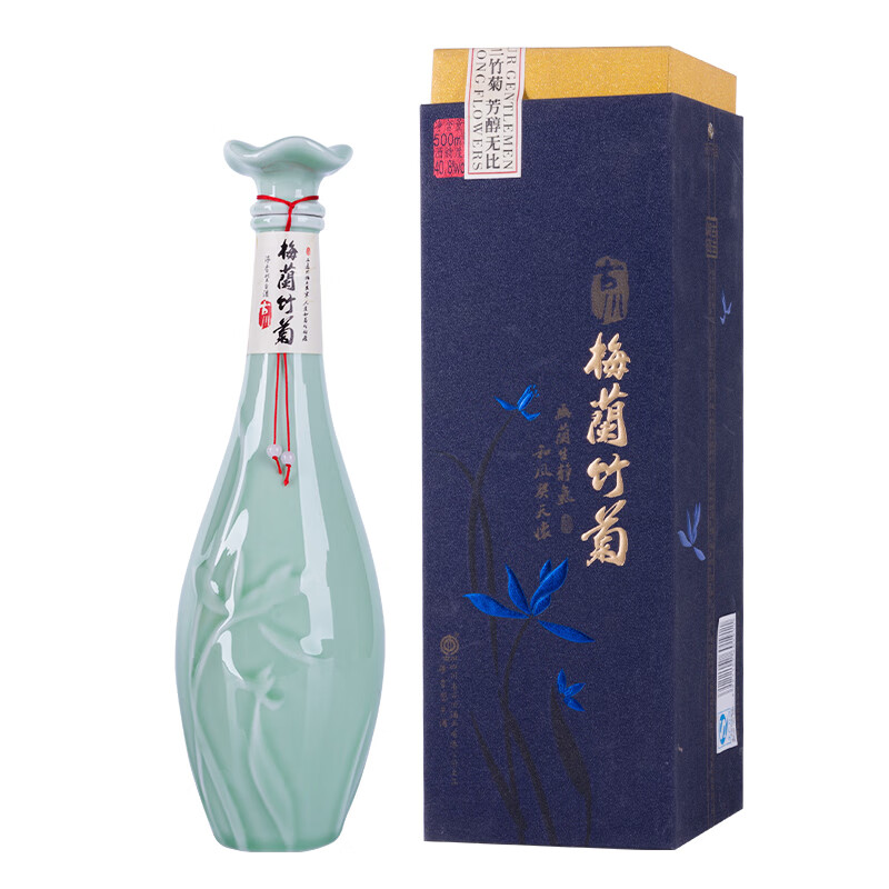 古川川派浓香型白酒40 8度梅兰竹菊480ml 4瓶礼盒版 虎窝购
