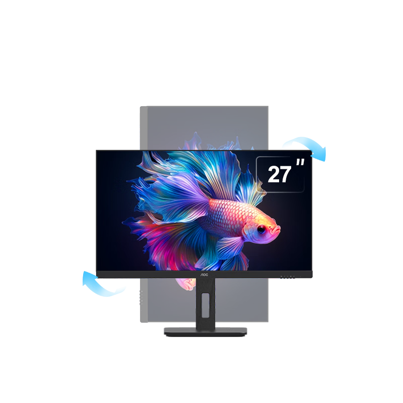 AOC ʾ2K 27Ӣ IPSʾĻ ת 칫ѧϰ۵ ̨ʽչʼǱչQ27P10849.15Ԫ