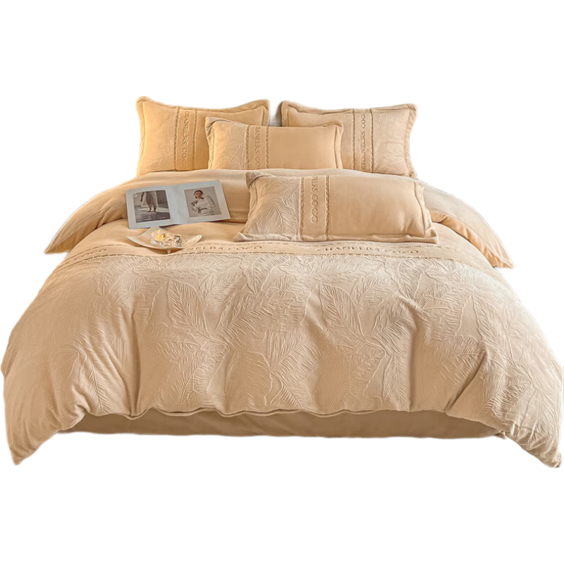 ��ӡ��Ʒ�߶�ţ�����ļ����ﶬ��˫��Ӻ���ޱ���ɺ���޴������ִ�����Ʒ ����Ҷ-����ɫ�߿���ţ���� 1.8m ������ �ļ���-����200x230cm 158Ԫ