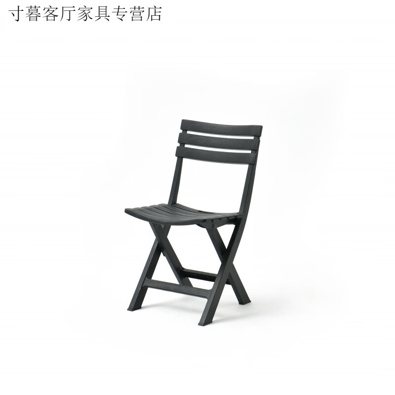 溥畔折叠便携式户外露营桌阳台小茶桌室外圆桌庭院咖啡店桌椅组合2025 黑色椅 4把