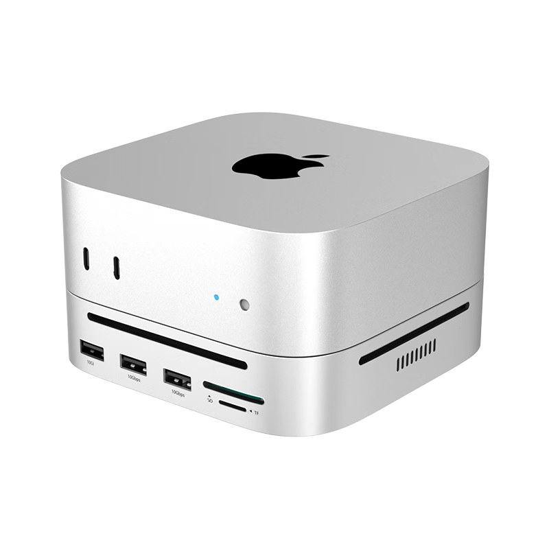 朗科（Netac）适用Macmini M4扩展坞硬盘盒M.2固态硬盘拓展坞USB3.2适配M4/M4Pro苹果主机兼容雷电4/5 WF22
