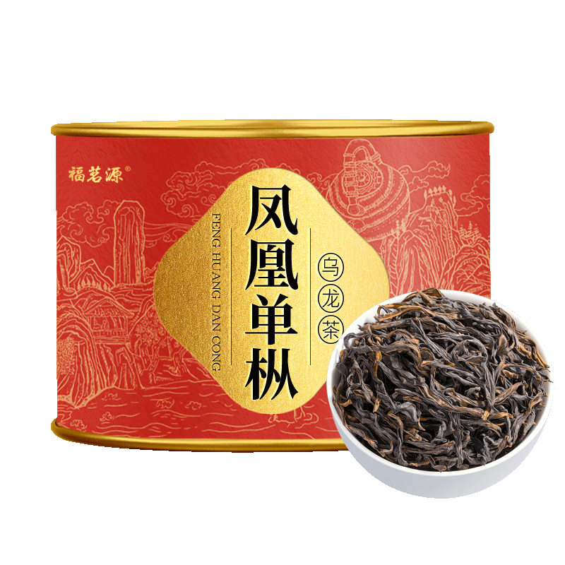 福茗源 茶叶 凤凰单枞乌龙茶 鸭屎香 新茶特级乌岽凤凰单丛茶50g/罐