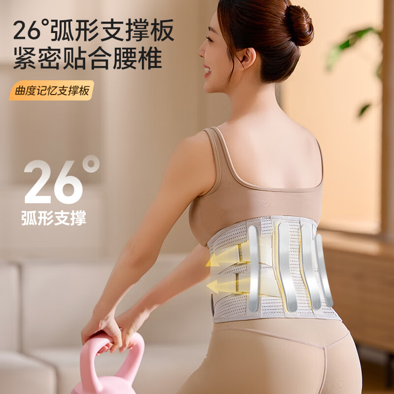 养生日记护腰带腰间盘突出医用级腰肌劳损腰带腰托腰围夏季薄透气久坐久站 【送礼优选】医用护腰带 均码