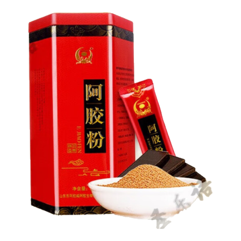 山東東阿膠城阿膠速溶粉250g即驢膠阿膠塊片原粉補品氣血