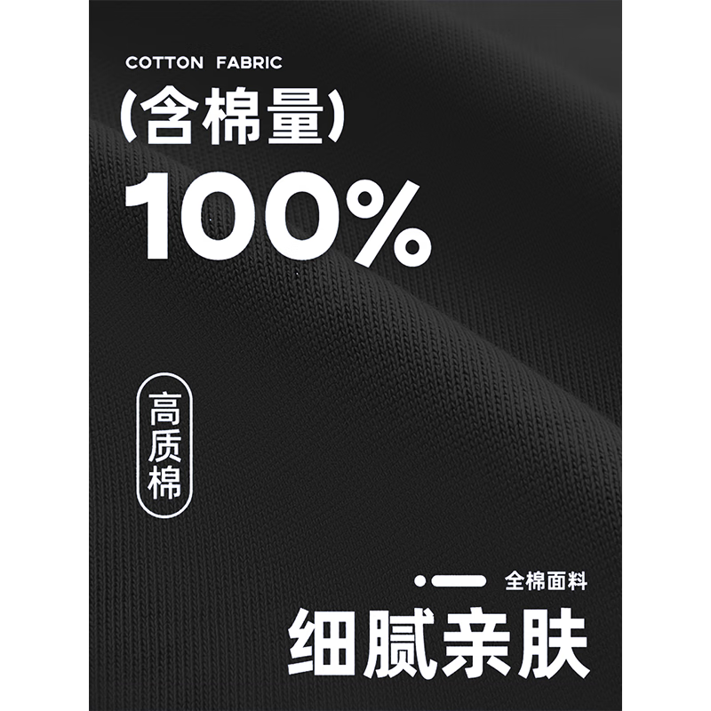THE URBAN NICE官方品牌运动速干短袖t恤男2025夏季新款100%纯棉简约纯色男士T恤 雪白色+雪白色 【超值2件装】 M 码【建议90-110斤】-T恤