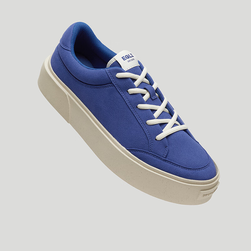 EQLZ官方义阔 FAULT 23 低帮反硫化错版鞋男女板鞋情侣鞋无中生有 克莱因蓝 42