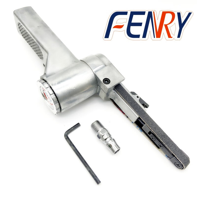 砂帶機小型氣動沙紙帶打磨機330x10工業(yè)級520x20手持打砂機 330*10mm砂帶機+送10條砂帶+送