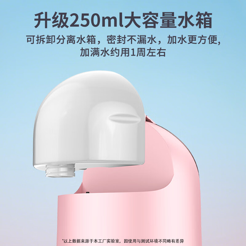 TrueX 蒸脸器冷热双喷家用面部保湿喷雾补水美容仪加湿器保湿纳米面膜热喷蒸脸仪机器黑头毛孔清洁仪 冷热温三喷:250毫升加大水箱+3喷切换蒸脸