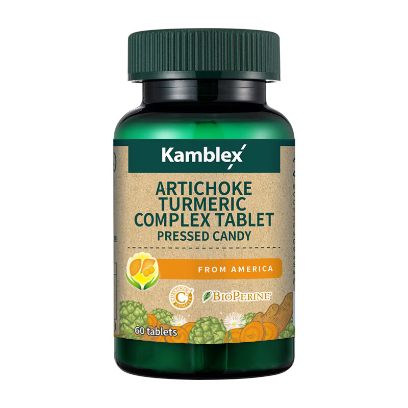 康百力肝肾肺同补男女士中老年人人参玛咖牡蛎肽槐米朝鲜蓟姜黄素复合片 套装【1瓶朝鲜蓟姜黄复合片+1瓶伽马氨基丁酸】