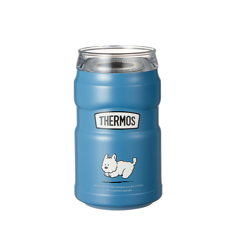 膳魔师（THERMOS）保温杯350mL男女士儿童学生水杯子咖啡杯直饮杯TCFE-350 BW