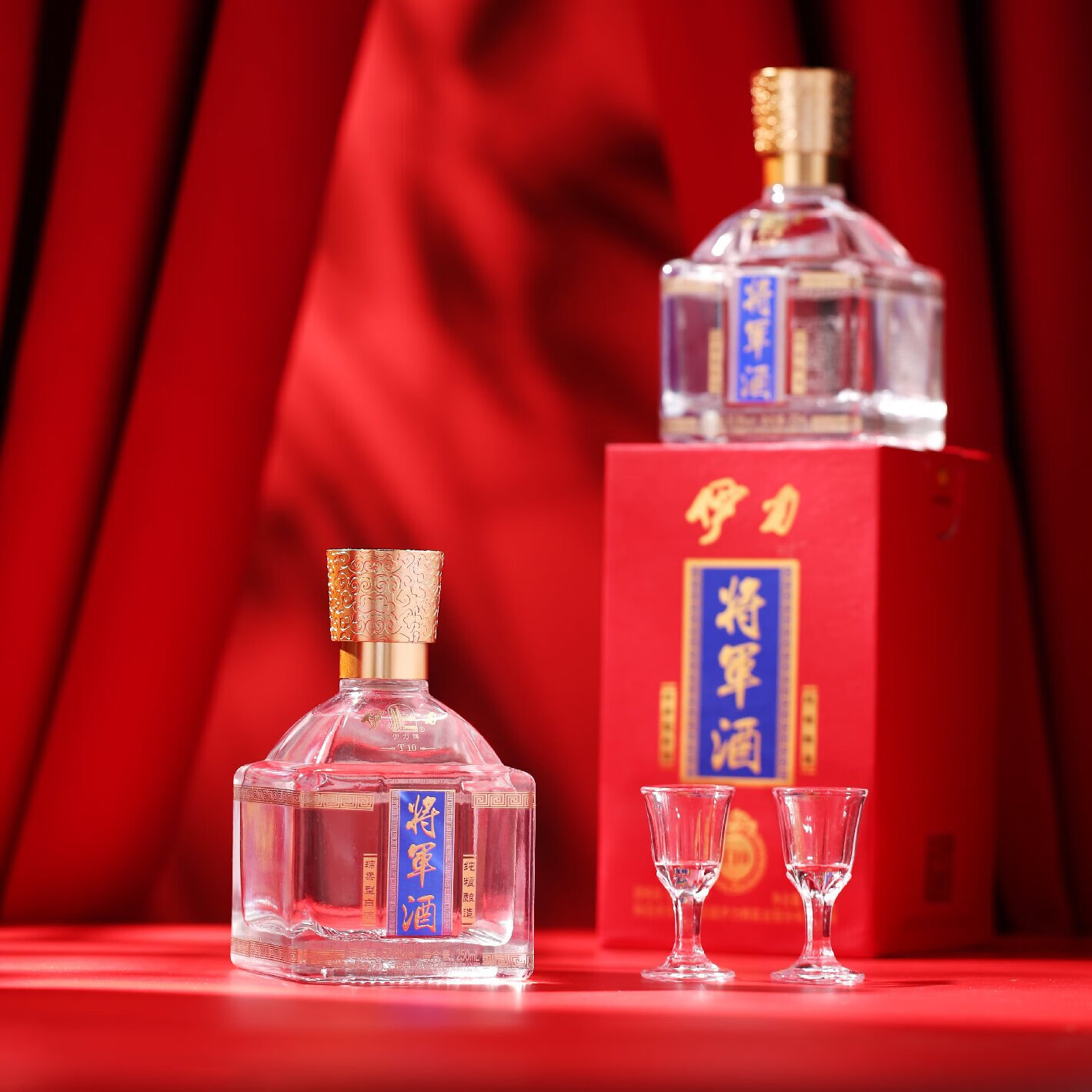 伊力将军将军酒 白酒绵柔型 白酒整箱 口粮酒 高度白酒 【酒厂直供】