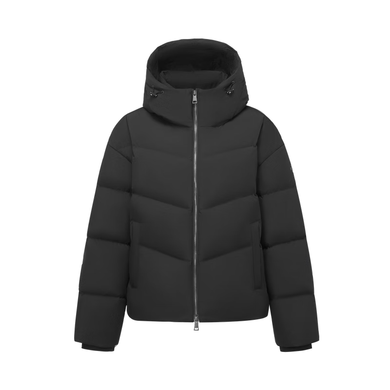 ��ɣ�أ�DESCENTE��WOMEN��S SKI STYLEϵ��Ůʿ�̿ů��ñ���޷� BK-��ɫ M (165/84A)