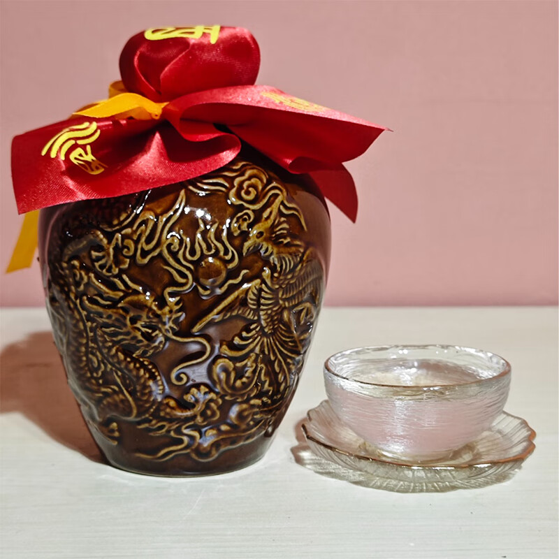 汉安老窖四川宜宾52度浓香型坛装白酒500ml纯粮食原浆酒窖藏封坛老酒 52度 500mL 1坛 【五粮浓香型】