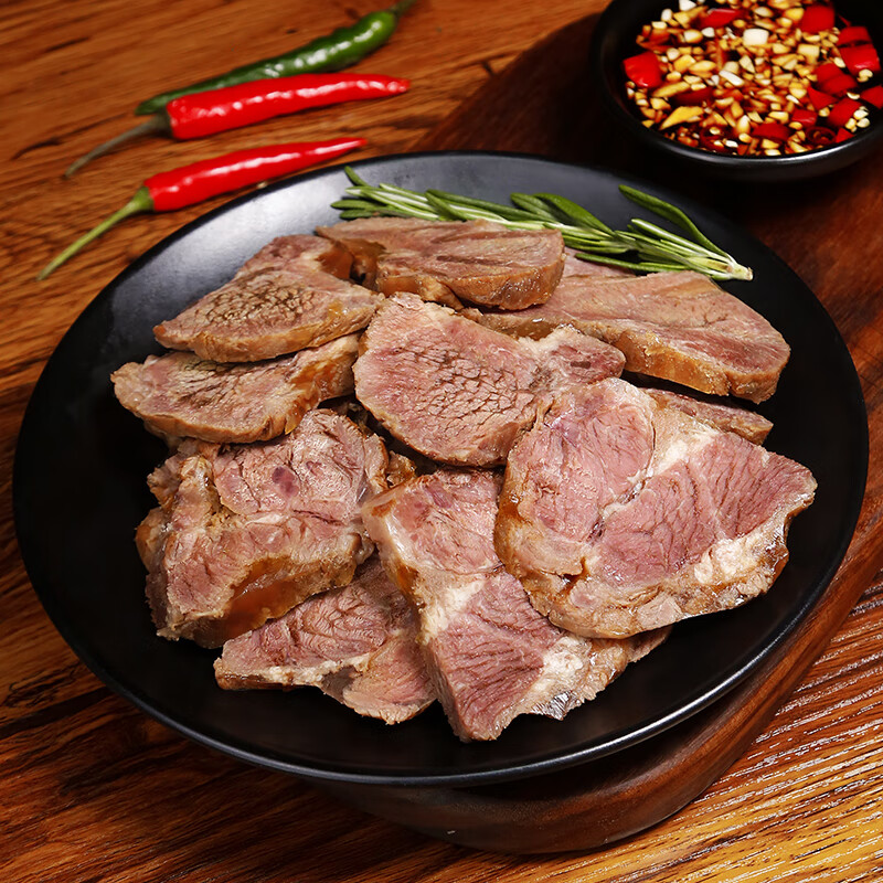 恒都熟食食材酱卤牛肉酱卤牛腱牛肉零食上班族开袋即食 卤牛肉150g*3袋+卤牛腱108g*2袋