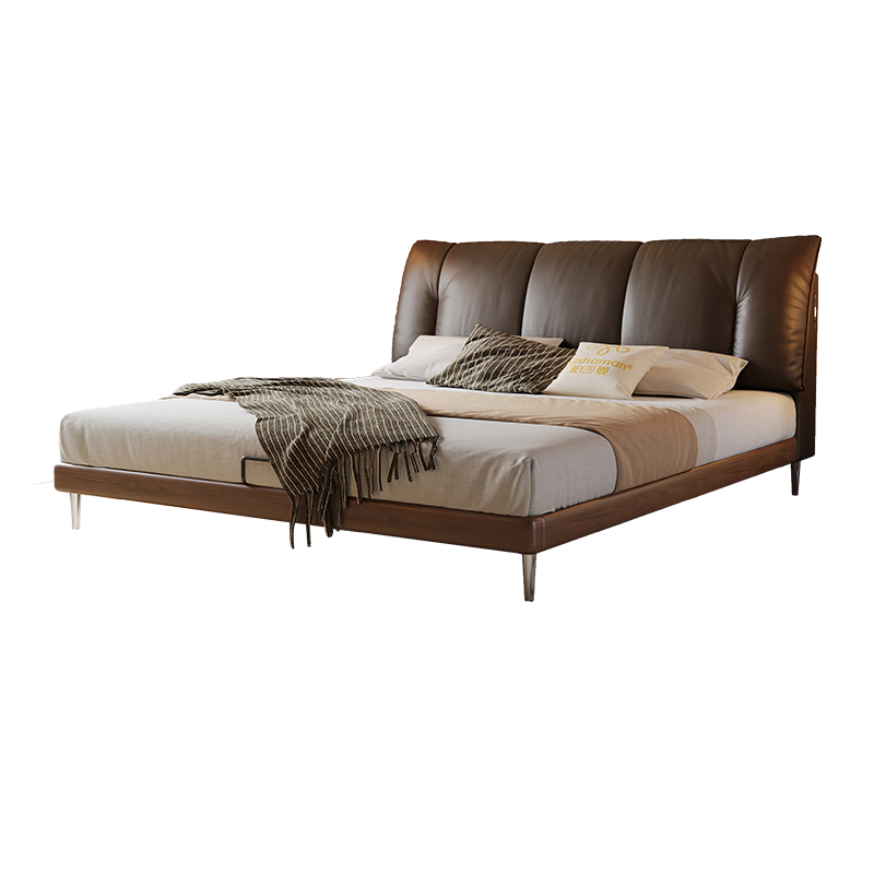 ��ɳ����Ƥ�����Դ���ʽ˫�˴�ʵľ�����йŷ�Ƥ����ɫ8073CP ��15CM��ľ�ŹǼܡ� ����+USB���+Сҹ�� 1800mm*2000mm��ܽṹ 2429.3Ԫ(������)
