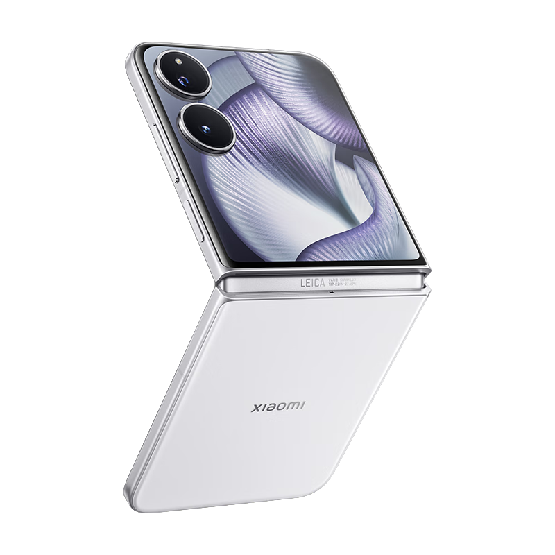 小米（MI）MIX Flip 2  骁龙 8 至尊版 4.01 英寸超大外屏 贝壳白 12GB+256GB 小折叠屏