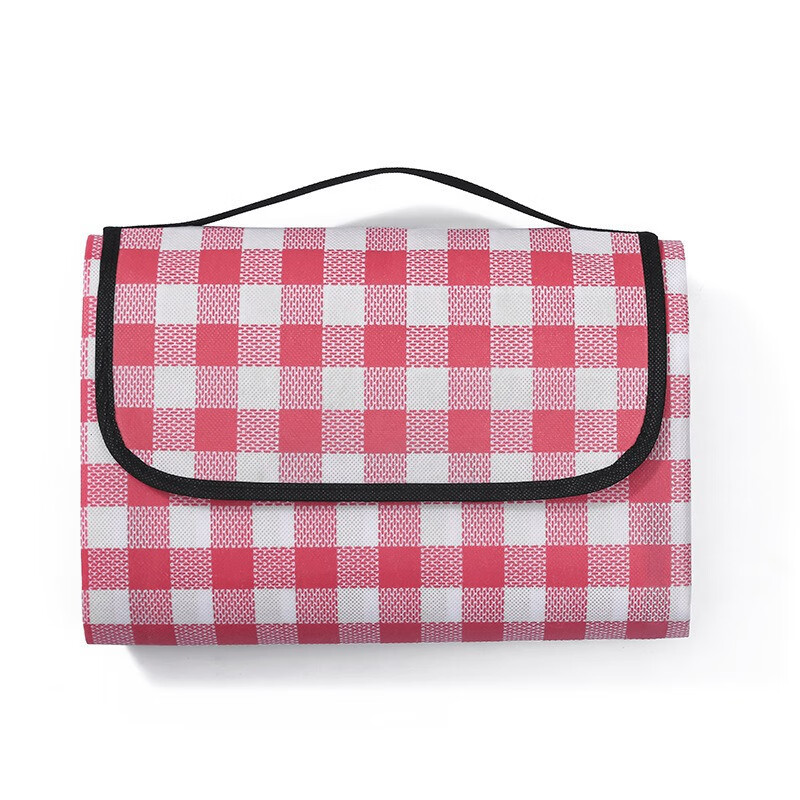 野餐垫防潮垫加厚野餐布户外用品便携防水野炊郊游帐篷垫露营垫子 粉色 小号100*150cm