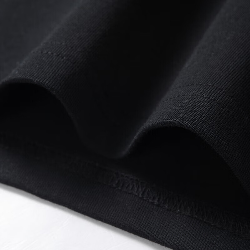 罗蒙（ROMON）纯棉7A抗菌短袖T恤男宽松圆领2026夏季新款百搭休闲时尚纯色上衣 暮兰色 L (175) 【建议125-145斤】