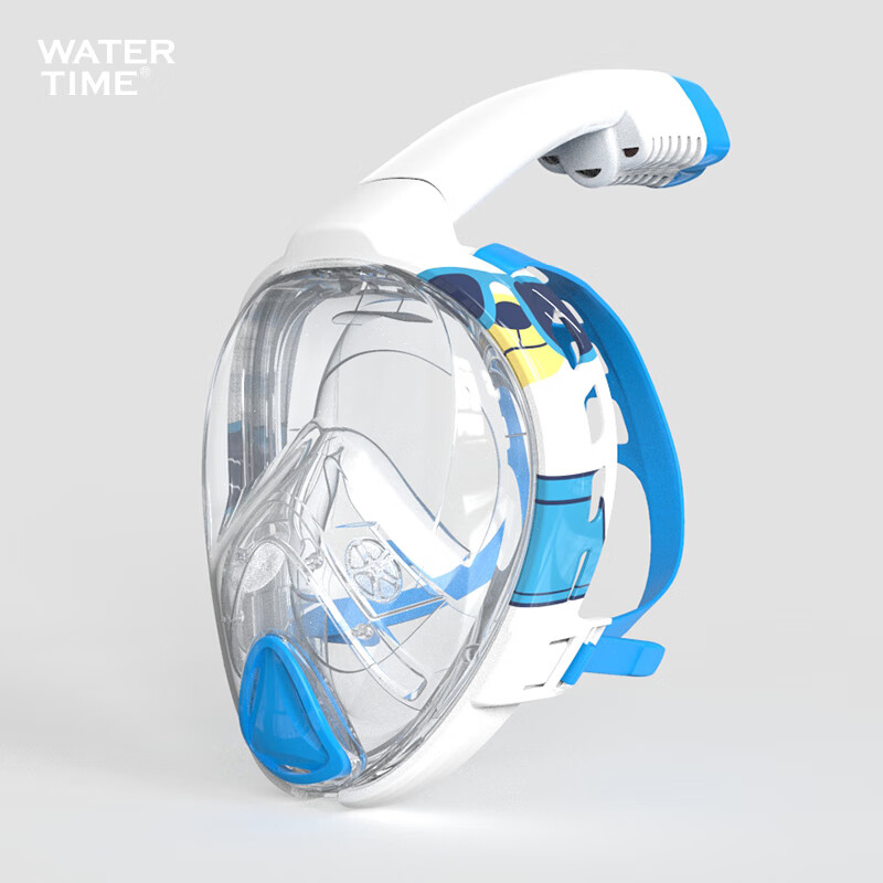 WATERTIME兒童浮潛面罩防霧水下呼吸器自由潛水游泳裝備 【兒童款】浮潛小熊_(建議4-14歲