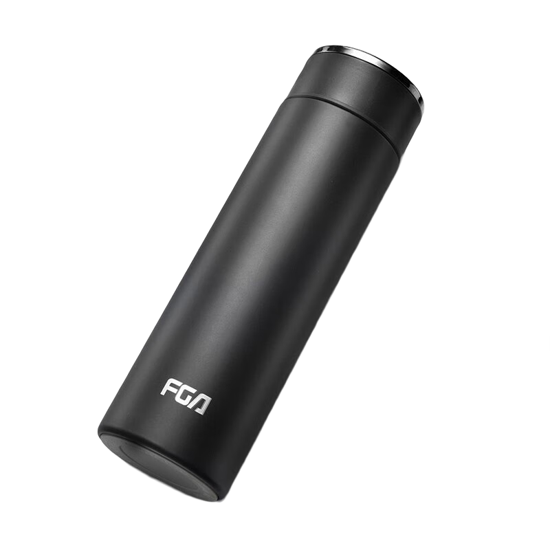 富光 保温杯高档男女316不锈钢学生便携泡茶大容量水杯年货礼品定制 枪灰600ml【316内胆】