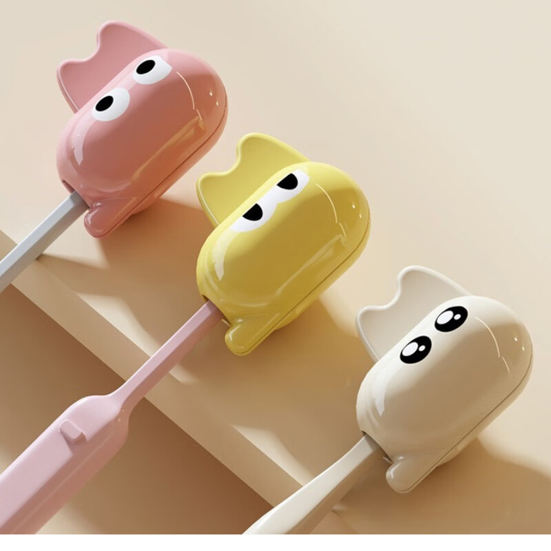 沃有家牙刷头保护套便携旅行牙刷防尘收纳盒旅游出差电动牙刷套保护夹子 马卡龙混色 3人 京东折扣/优惠券